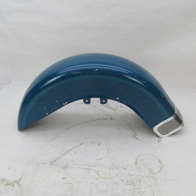 Harley Davidson OEM NOS Softail Heritage Front Fender Teal Pinstripe 5