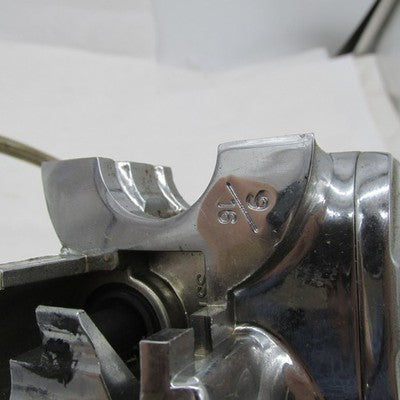 Harley OEM 9/16" Chrome Front Brake Master Cylinder w/ Braided Steel L