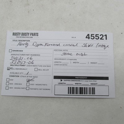 Harley-Davidson OEM 06-17 Dyna Mid-Control Shift Linkage 34621-06 3385
