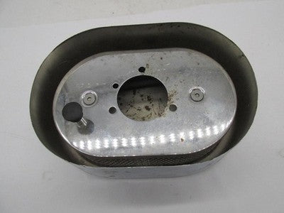 Harley Davidson Chrome Oval 8" X 5.5" Air Cleaner Cover Assembly Backi