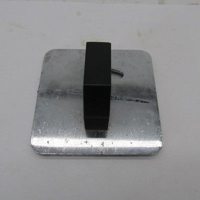 Universal Motorcycle Chrome Inspection Tag Sticker Plate 3.5x3.5" w Mo