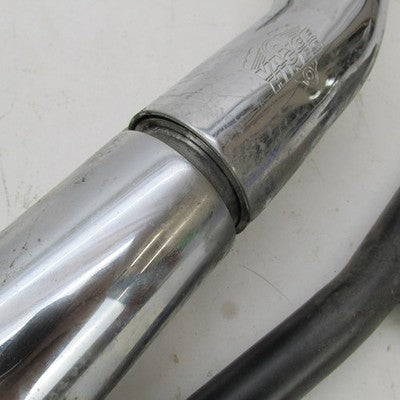 Harley Vance & Hines Chrome Straight Shots Exhaust Muffler Pipe w/ Mou