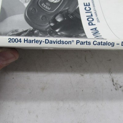 Harley-Davidson Official Factory 2004 Dyna Police Models Parts Catalog