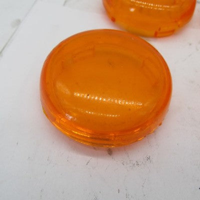Mixed Lot of 6 Harley-Davidson Bullet Turn Signal Lenses Clear and Amb