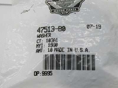 Lot of 4 Harley Davidson Genuine NOS Washer 47513-80