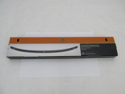Harley Davidson Genuine NOS Windshield Trim Gloss Black New in Box  61