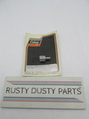 Colony Harley Davidson Linkert Carburetor Fitting 1/4" ID 7158-2