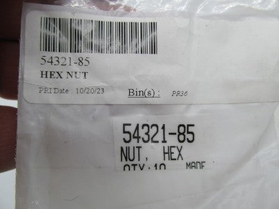 Lot of 8 Harley Davidson NOS 8-32 x 1/2" x 1/8" Valve Stem Nut 54321-8