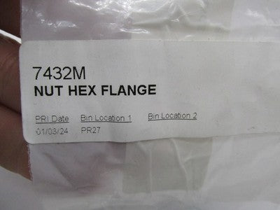 Lot of 3 Harley-Davidson Genuine OEM NOS M8 x 1.25 Hex Flange Nuts 743