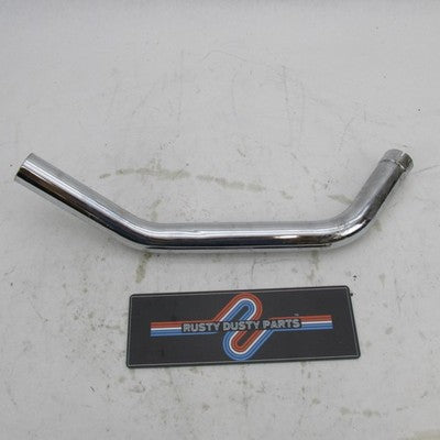Harley Ironhead Sportster Shovelhead Chrome Rear Header Exhaust Pipe