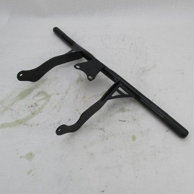 Black Highway Footpeg Front Engine Guard Crash Bar For Harley 14-23 To