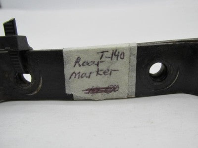 Triumph Rear Marker Turn Signal Black License Plate Bracket T-140