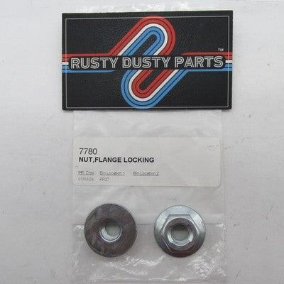 Lot of 2 Harley-Davidson OEM NOS Flange Locking Nut 7780
