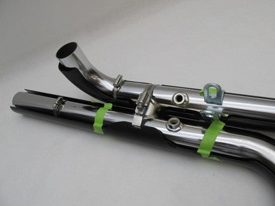 Rinehart Racing NOS 09-16 Touring Slimline Duals Header Kit Black 100-