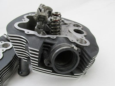 Indian OEM Engine Cylinder Head Pair, Front and Rear, Black 3022668 30