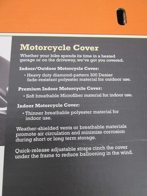 Harley-Davidson Genuine OEM NOS Indoor/Outdoor Cover Black 93100041