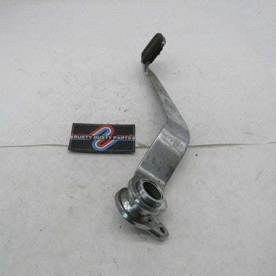 V Twin Mfg OEM Chrome Rear Foot Ctrl Brake Lever Pedal w/ Pad FXST FXW