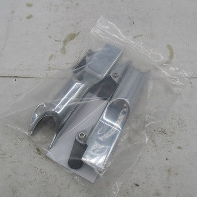 Pair of Harley Genuine Chrome Upper Swingarm Covers 00-07 FLSTF FLSTC