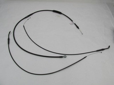 Burly NOS Harley 04-06 XL 12" Jail Bar Cable Kit, Black Vinyl 0610-191