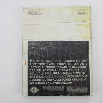 Harley-Davidson 2002 Genuine Motor Accessories and Motor Parts Catalog