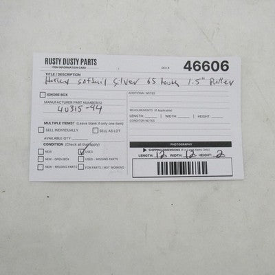 Harley OEM Big Twin 65-Tooth 1.5" Silver Rear Drive Belt Pulley 40315-