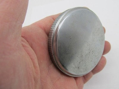 Harley Davidson Chrome Vented Screw-In Gas Cap Knurled Aftermarket