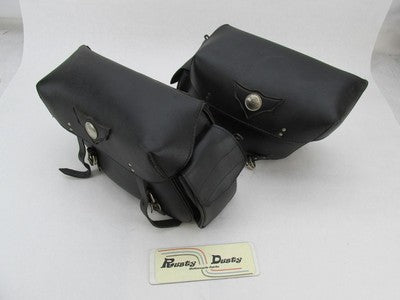 Pair of Harley Davidson Universal Motorcycle Synthetic Leather Saddleb