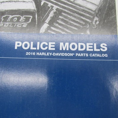 Harley-Davidson Official Factory 2016 Police Models Parts Catalog 9954