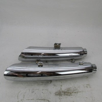 Pair of Harley Davidson OEM Stock V Rod VRSC Exhaust Mufflers 65153-01
