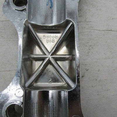 Harley Davidson OEM Chrome Bar Shield Logo Handlebar Top Clamp 56568-8