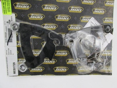 Memphis Shades Harley 06+ FXDWG Plate for Road Warrior Fairing Black M