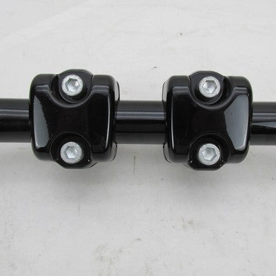 Harley OEM 7" Rise x 33" Spread Gloss Black 1.25" Fat Handlebars w/ 2.