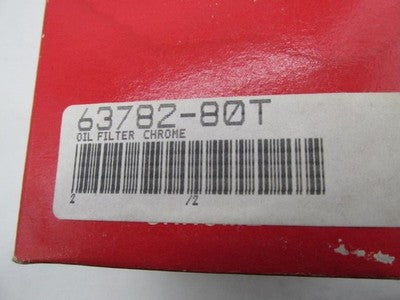 Harley-Davidson Eagle Iron Genuine NOS Chrome Oil Filter 63782-80T