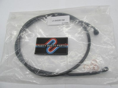 LA Choppers Midnight Brake Line - 12"-14" Indian Scout Brake Line LA-8