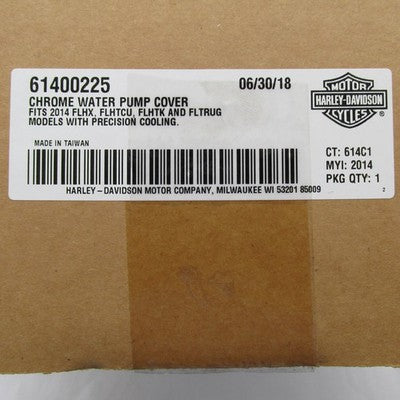 Harley Davidson Genuine NOS Chrome Water Pump Cover Touring 14-16 6140