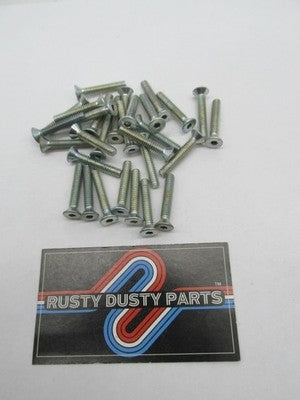 Lot of 30 Harley Davidson Genuine NOS 10-24 x 1-1/8" Hex Socket Screws