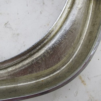 Pair of 1957 Chevy Bel Air 210 150 Nomad LH RH Headlight Bezels w/ Gas