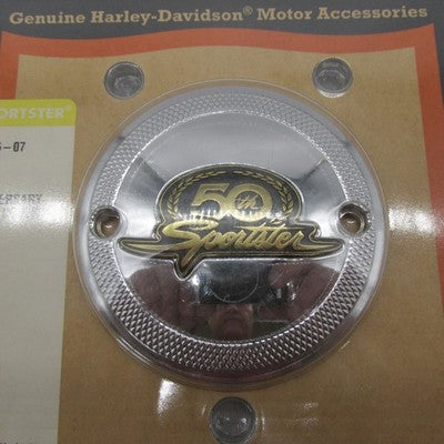 Harley Davidson Genuine NOS Timer Cover 50th Anniversary Sportster XL