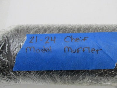 Indian Genuine Stock Chief  21-24 Black Lower Exhaust Muffler 1263451-