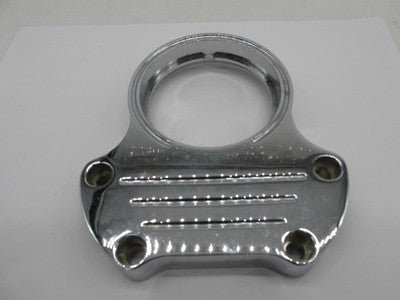 Harley Genuine 3" Chrome Speedo Gauge Mount Handlebar Riser Top Clamp