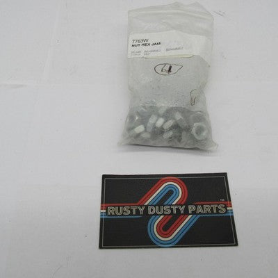 Lot of 61 Harley Davidson Hex Jam Nuts 5/16"-18 x 3/16" x ½ 7763W