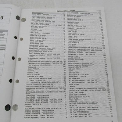 Harley Davidson Official Factory 2014 FLHTKSE Models Parts Catalog 994