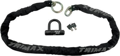 Trimax Ultra-Max T-Hex Super Chain with U-Lock 5ft T-HEX5040