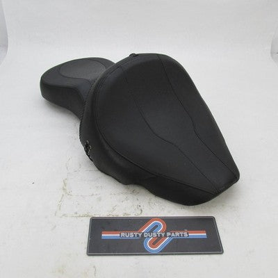 Harley OEM Solo Seat w/ Passenger Pillion + Grab Strap 00-06 51467-00