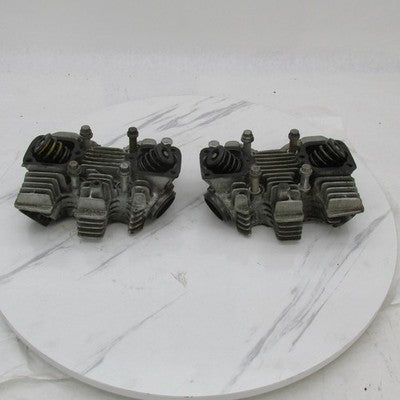 Pair Harley OEM Front & Rear Cylinder Heads Ironhead Sportster 16681-5