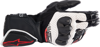 Alpinestars SP-8 Air V3 Gloves Black/White/Red Small 3558621-1304-S