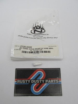 LOT of 5 NAMZ NOS NJST-02R Conn JST 2Pos Recp w/ Seal 2120-0357