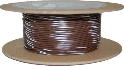 Namz #18G Primary Wire 100' Brown/White NWR-19-100