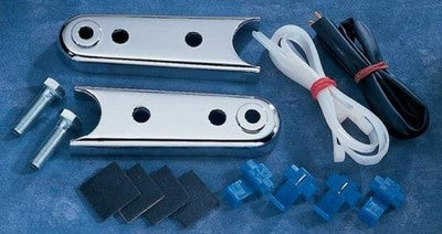 Drag Specialties Chrome Rear Turn Signal Relocation Kit DS-280316