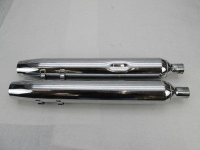 Pair of Harley-Davidson Genuine Stock Exhaust Mufflers 65846-95B 65538-95B